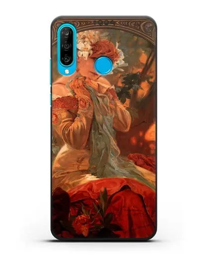 Чехол Lefevre Utile (Муха Альфонс Мариа) силиконовый для Huawei P30 Lite