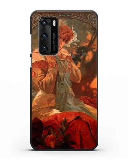 Чехол Lefevre Utile (Муха Альфонс Мариа) силиконовый для Huawei P40