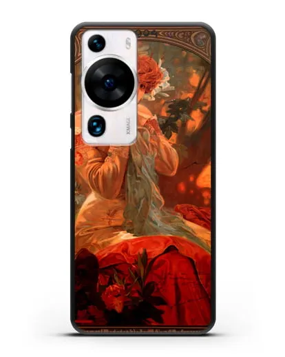 Чехол Lefevre Utile (Муха Альфонс Мариа) силиконовый для Huawei P60 Pro