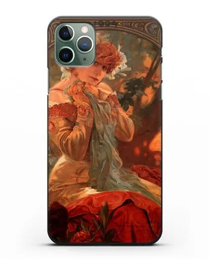 Чехол Lefevre Utile (Муха Альфонс Мариа) силиконовый для iPhone 11 Pro