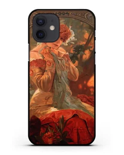 Чехол Lefevre Utile (Муха Альфонс Мариа) силиконовый для iPhone 12