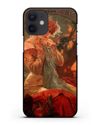 Чехол Lefevre Utile (Муха Альфонс Мариа) силиконовый для iPhone 12 mini