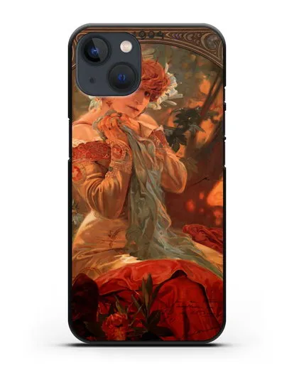 Чехол Lefevre Utile (Муха Альфонс Мариа) силиконовый для iPhone 13