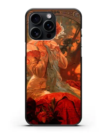 Чехол Lefevre Utile (Муха Альфонс Мариа) силиконовый для iPhone 15 Pro Max