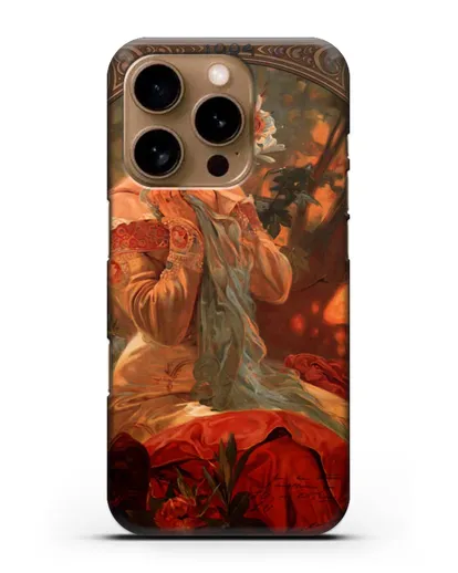 Чехол Lefevre Utile (Муха Альфонс Мариа) силиконовый для iPhone 16 Pro