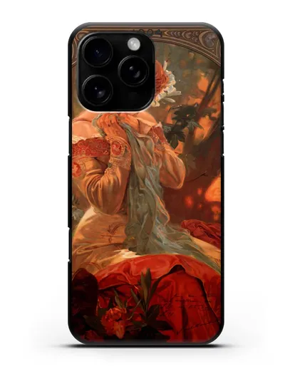 Чехол Lefevre Utile (Муха Альфонс Мариа) силиконовый для iPhone 16 Pro Max