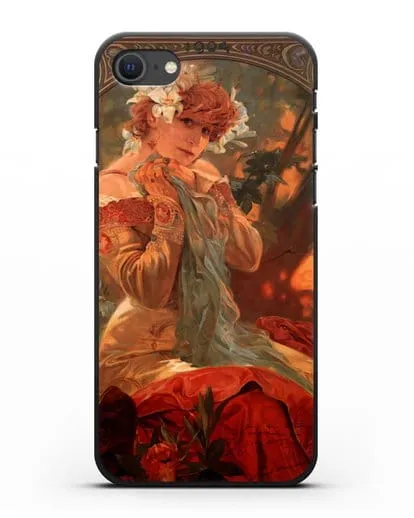 Чехол Lefevre Utile (Муха Альфонс Мариа) силиконовый для iPhone SE 2020