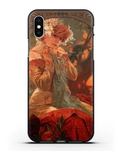 Чехол Lefevre Utile (Муха Альфонс Мариа) силиконовый для iPhone XS