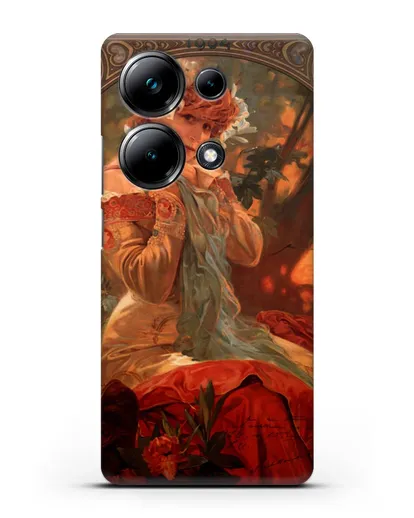 Чехол Lefevre Utile (Муха Альфонс Мариа) силиконовый для Xiaomi Poco M6 Pro