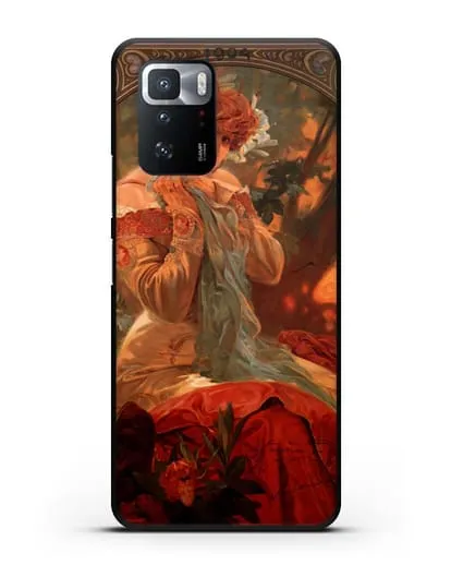 Чехол Lefevre Utile (Муха Альфонс Мариа) силиконовый для Xiaomi Poco X3 GT