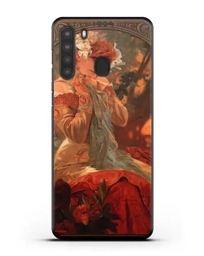 Чехол Lefevre Utile (Муха Альфонс Мариа) силиконовый для Samsung Galaxy A21 [SM-A215]