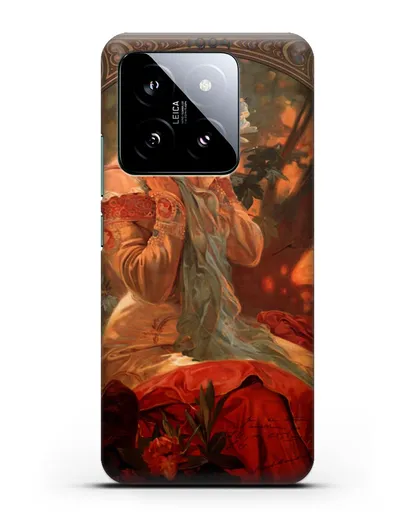 Чехол Lefevre Utile (Муха Альфонс Мариа) силиконовый для Xiaomi 14