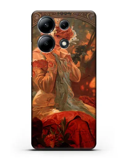 Чехол Lefevre Utile (Муха Альфонс Мариа) силиконовый для Xiaomi Redmi Note 13 4G