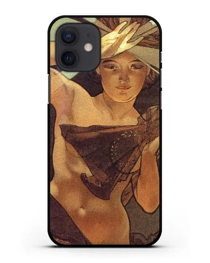 Чехол Утренняя звезда (Муха Альфонс Мариа) силиконовый для iPhone 12