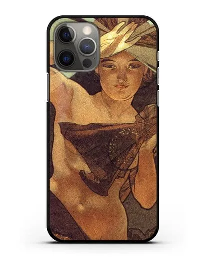 Чехол Утренняя звезда (Муха Альфонс Мариа) силиконовый для iPhone 12 Pro