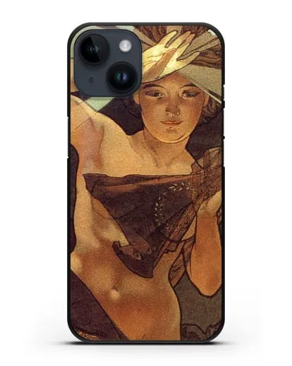 Чехол Утренняя звезда (Муха Альфонс Мариа) силиконовый для iPhone 14