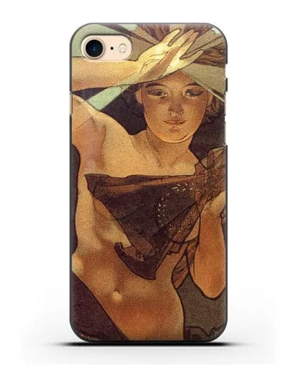 Чехол Утренняя звезда (Муха Альфонс Мариа) силиконовый для iPhone 7