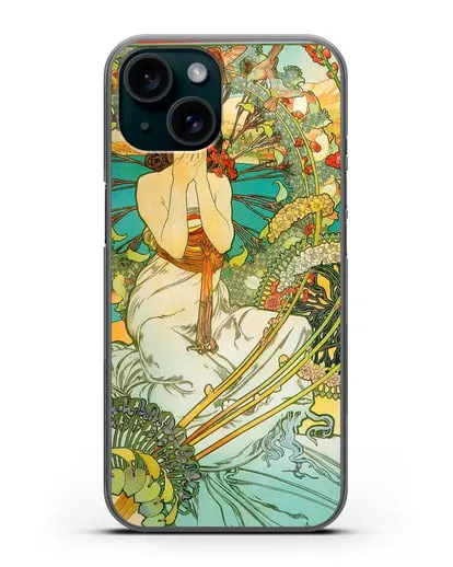 Чехол Славянская эпопея (Муха Альфонс Мариа) силиконовый для iPhone 15