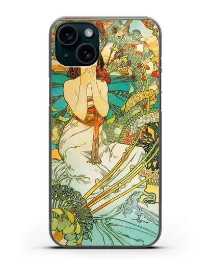 Чехол Славянская эпопея (Муха Альфонс Мариа) силиконовый для iPhone 15 Plus