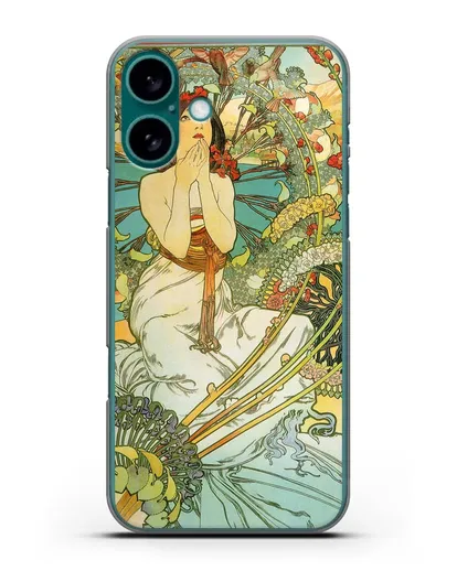 Чехол Славянская эпопея (Муха Альфонс Мариа) силиконовый для iPhone 16 Plus