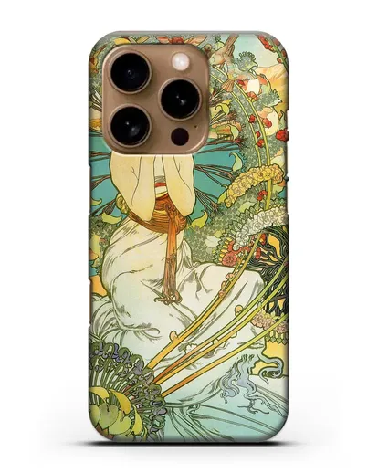 Чехол Славянская эпопея (Муха Альфонс Мариа) силиконовый для iPhone 16 Pro