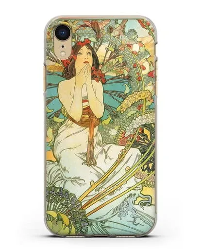 Чехол Славянская эпопея (Муха Альфонс Мариа) силиконовый для iPhone XR