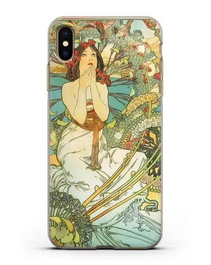 Чехол Славянская эпопея (Муха Альфонс Мариа) силиконовый для iPhone XS Max