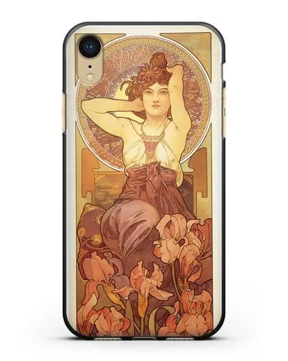 Чехол Аметист (Муха Альфонс Мариа) силиконовый для iPhone XR