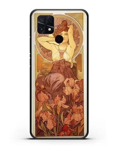 Чехол Аметист (Муха Альфонс Мариа) силиконовый для Xiaomi Poco C40