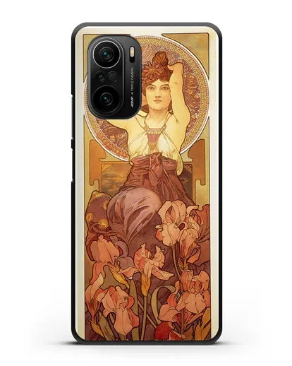 Чехол Аметист (Муха Альфонс Мариа) силиконовый для Xiaomi Poco F3