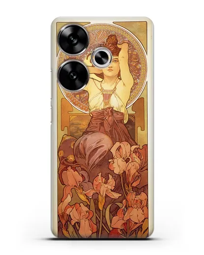 Чехол Аметист (Муха Альфонс Мариа) силиконовый для Xiaomi Poco F6