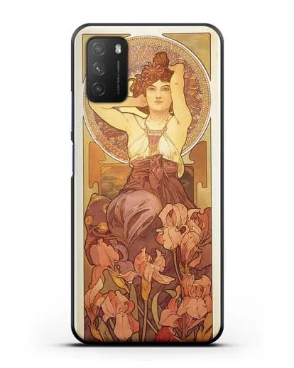 Чехол Аметист (Муха Альфонс Мариа) силиконовый для Xiaomi Poco M3