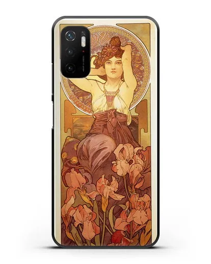 Чехол Аметист (Муха Альфонс Мариа) силиконовый для Xiaomi Poco M3 Pro