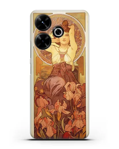 Чехол Аметист (Муха Альфонс Мариа) силиконовый для Xiaomi Poco M6