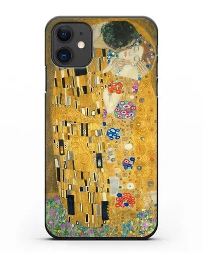 Чехол Поцелуй (Климт Густав) силиконовый для iPhone 11