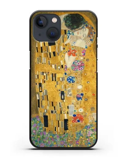 Чехол Поцелуй (Климт Густав) силиконовый для iPhone 13