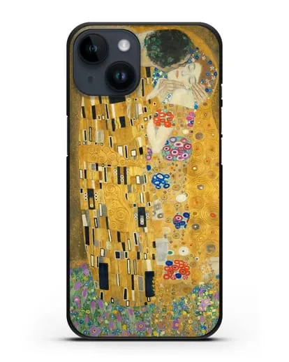 Чехол Поцелуй (Климт Густав) силиконовый для iPhone 14