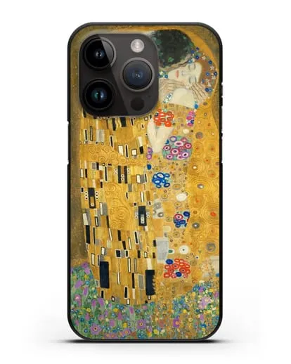 Чехол Поцелуй (Климт Густав) силиконовый для iPhone 14 Pro