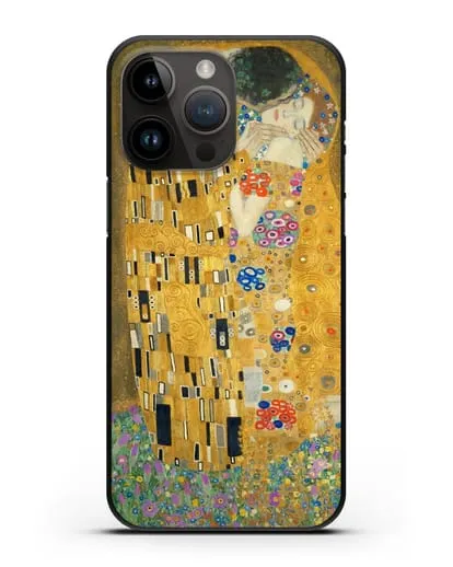 Чехол Поцелуй (Климт Густав) силиконовый для iPhone 14 Pro Max