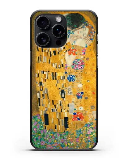 Чехол Поцелуй (Климт Густав) силиконовый для iPhone 15 Pro Max