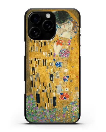 Чехол Поцелуй (Климт Густав) силиконовый для iPhone 16 Pro Max