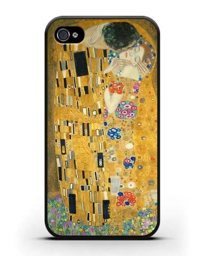 Чехол Поцелуй (Климт Густав) силиконовый для iPhone 4/4s