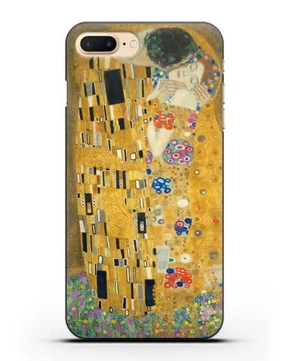 Чехол Поцелуй (Климт Густав) силиконовый для iPhone 8 Plus