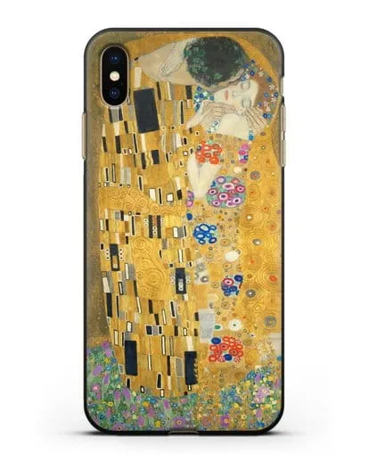 Чехол Поцелуй (Климт Густав) силиконовый для iPhone XS Max