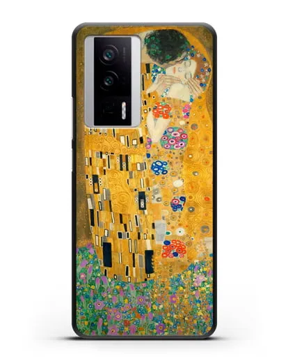 Чехол Поцелуй (Климт Густав) силиконовый для Xiaomi Poco F5 Pro