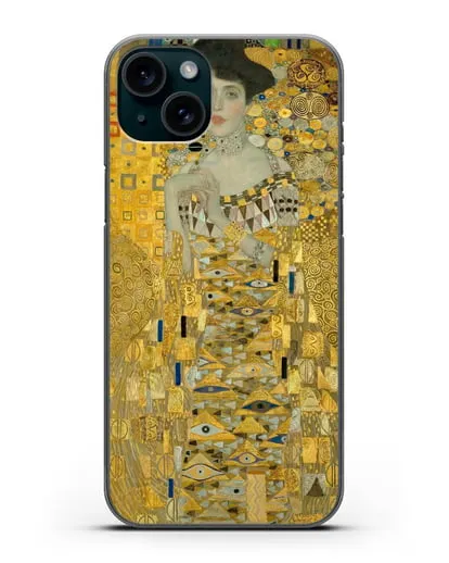 Чехол Адель Блох-Бауэр I (Климт Густав) силиконовый для iPhone 15 Plus