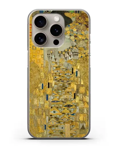 Чехол Адель Блох-Бауэр I (Климт Густав) силиконовый для iPhone 15 Pro