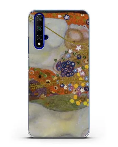 Чехол Водяные змеи (Климт Густав) силиконовый для Honor 20