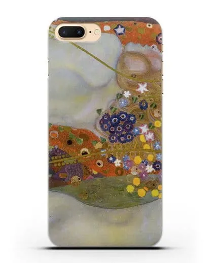 Чехол Водяные змеи (Климт Густав) силиконовый для iPhone 7 Plus
