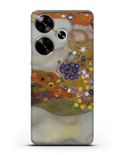 Чехол Водяные змеи (Климт Густав) силиконовый для Xiaomi Poco F6